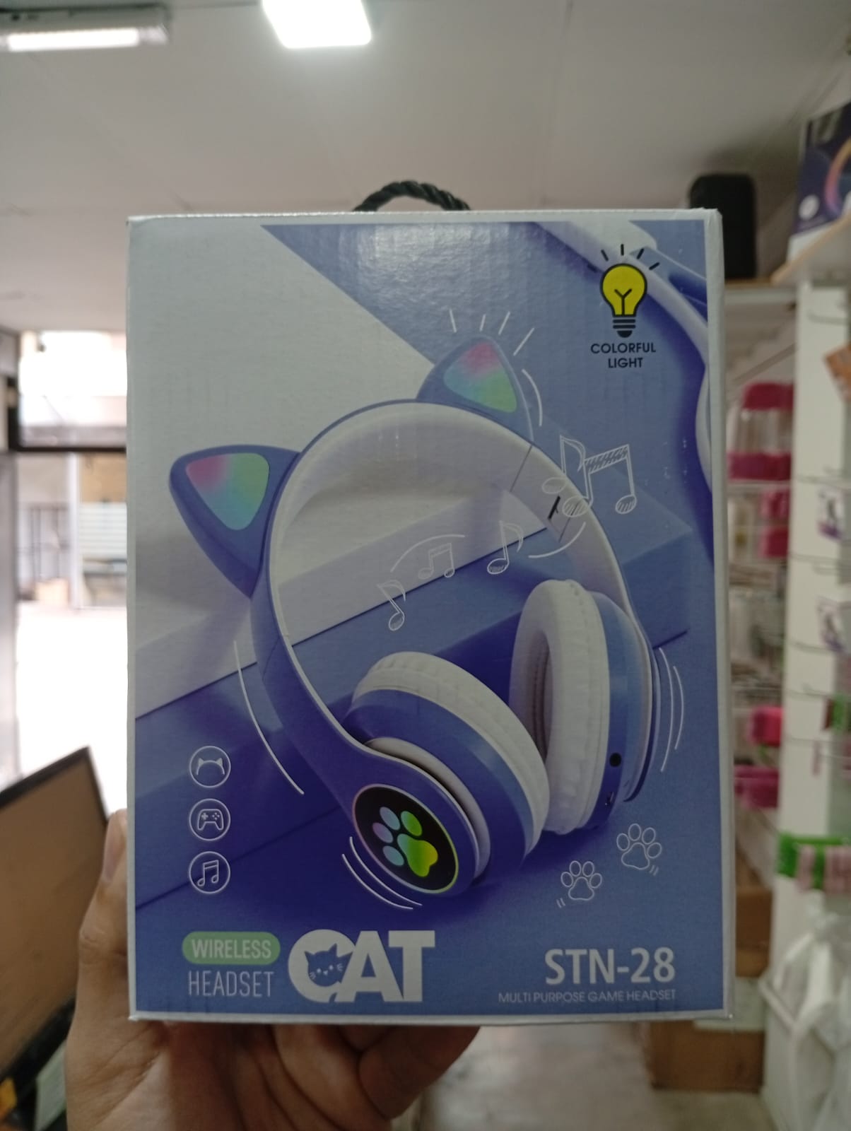 Auricular BT Cat headphone STN-28