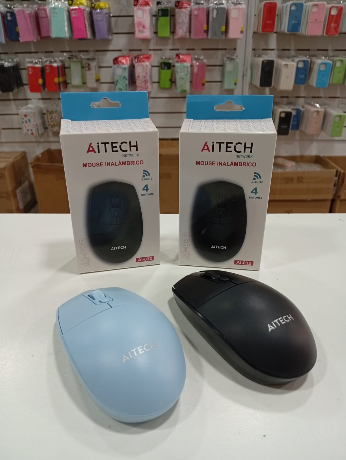 Mouse Inalambrico Aitech AI -032 4 botones