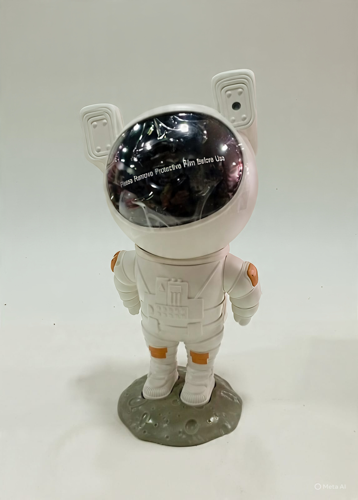 Proyector astronauta galaxia estrellas