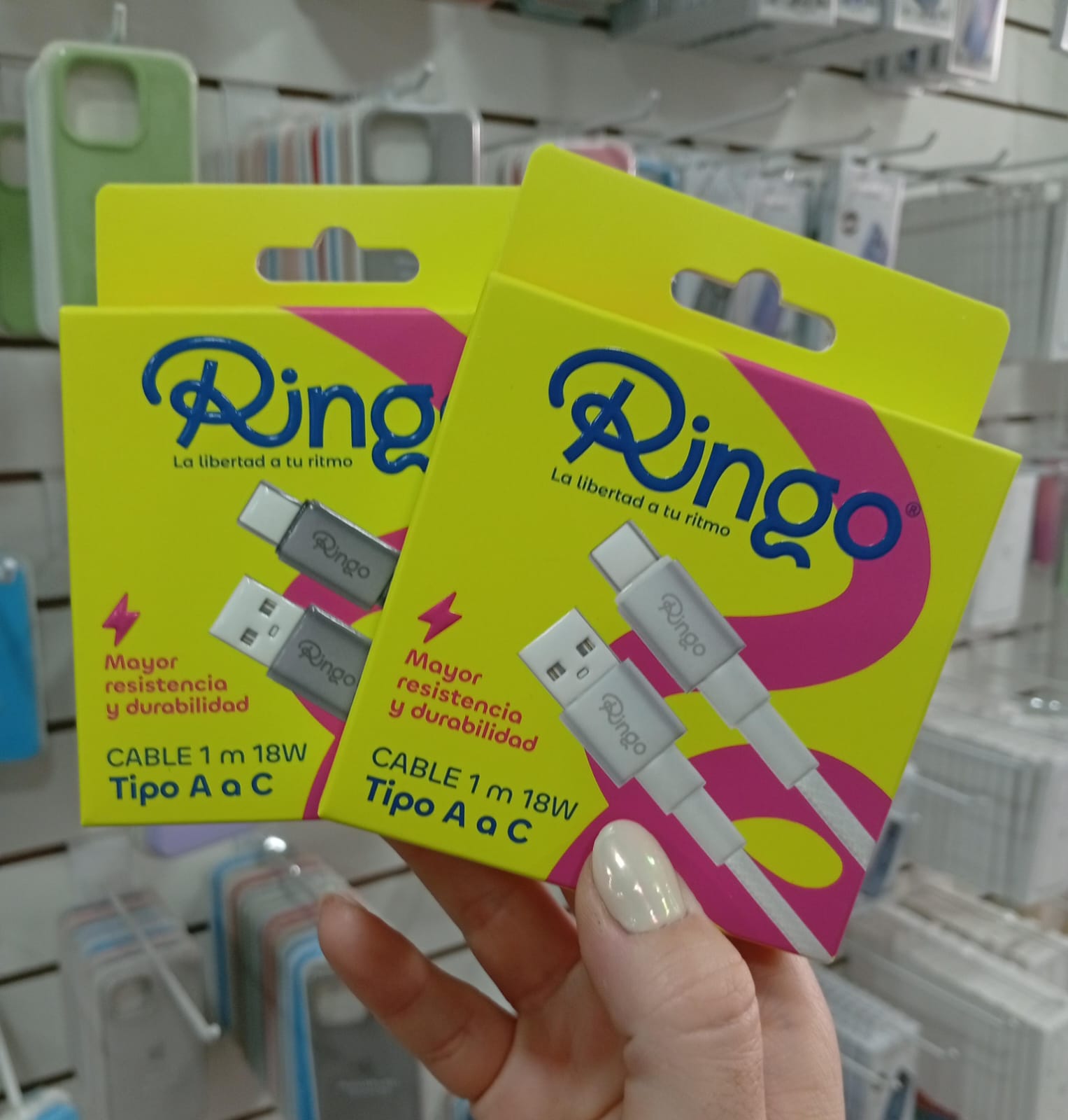 Cable Ringo power 18W USB-A -TC