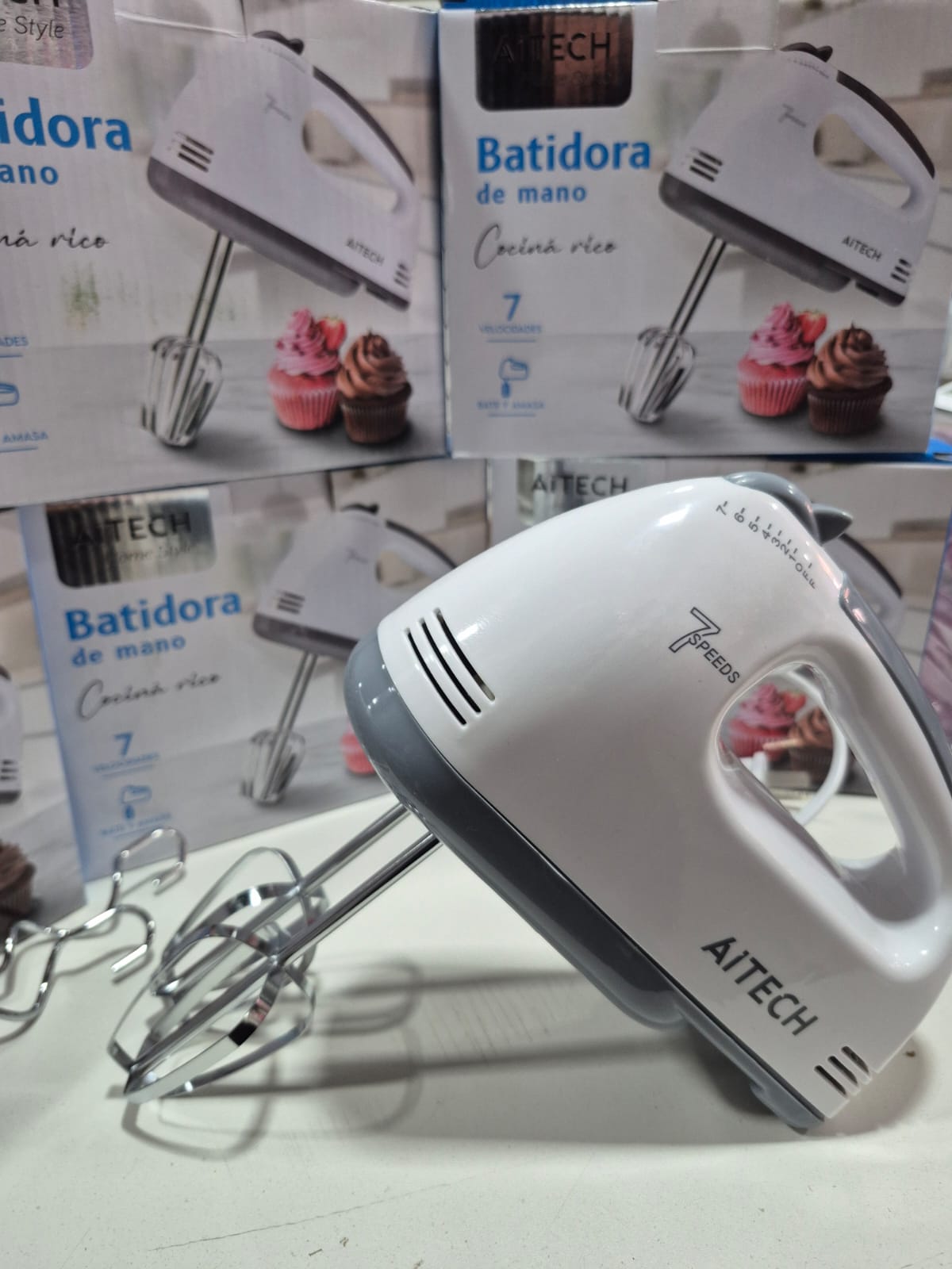 Batidora de mano Aitech 7 velocidades
