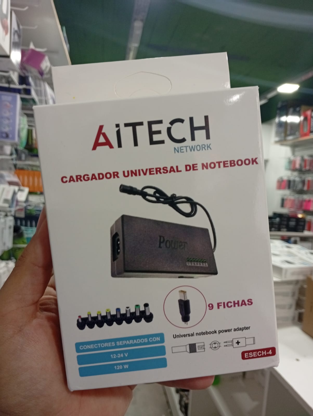 Cargador Universal Aitech Notebook ESECH-4