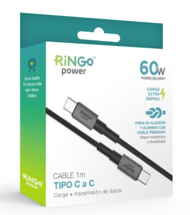 Cable Ringo power 60w TC a TC