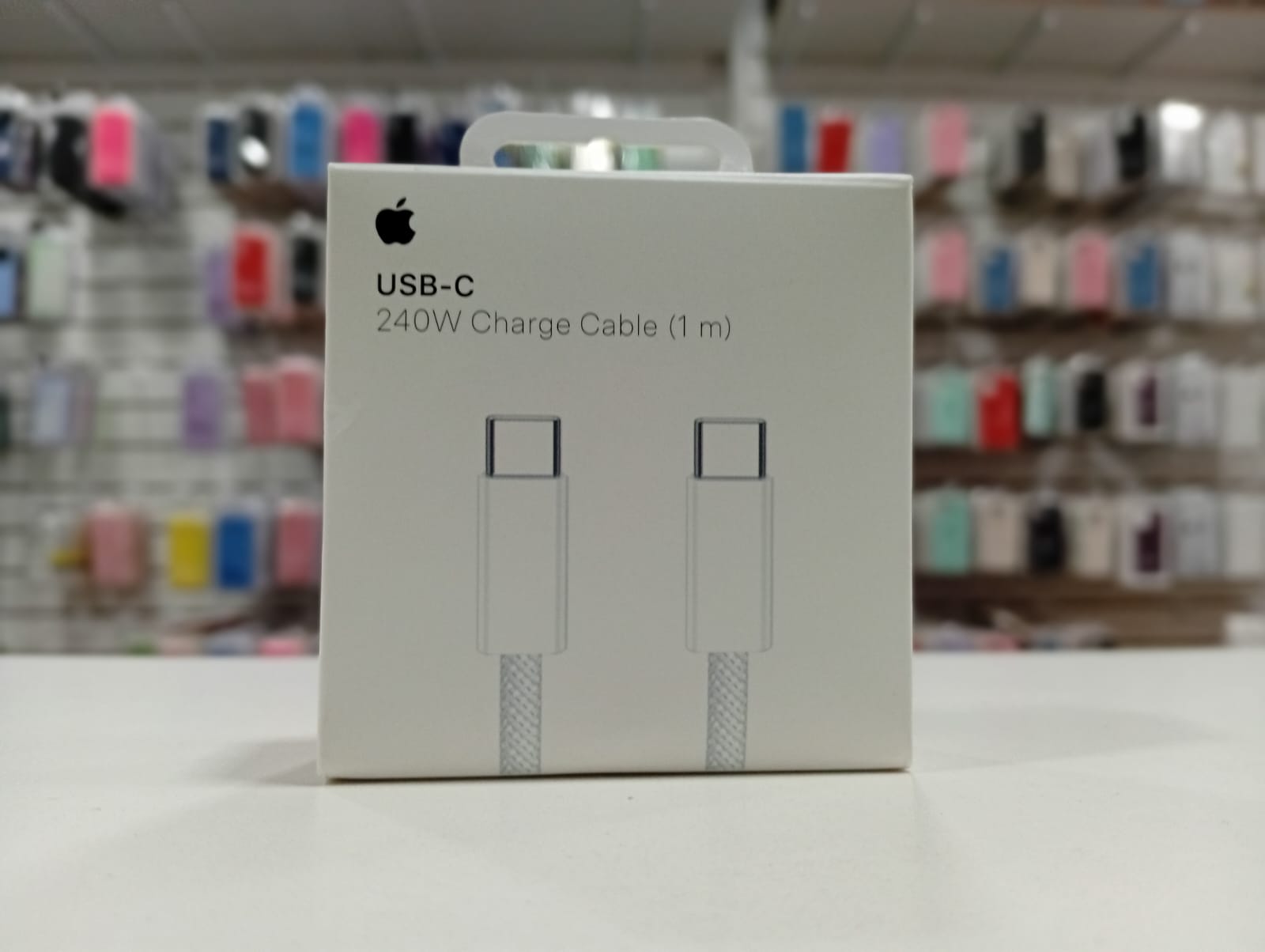 CABLE APPLE 1M C A C TEXTURADO 240W