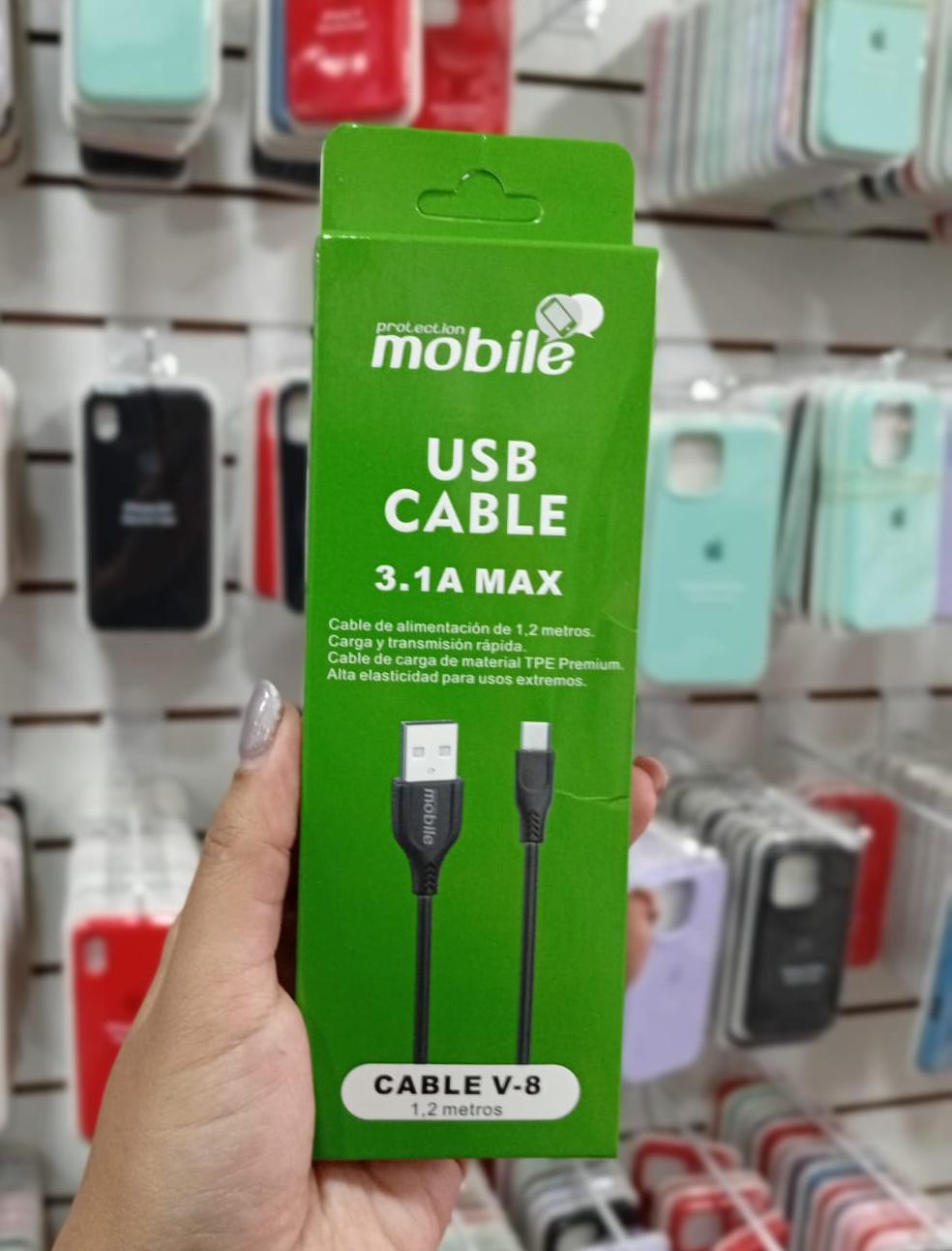 CABLE PM USB 3,1A V8 1.2M
