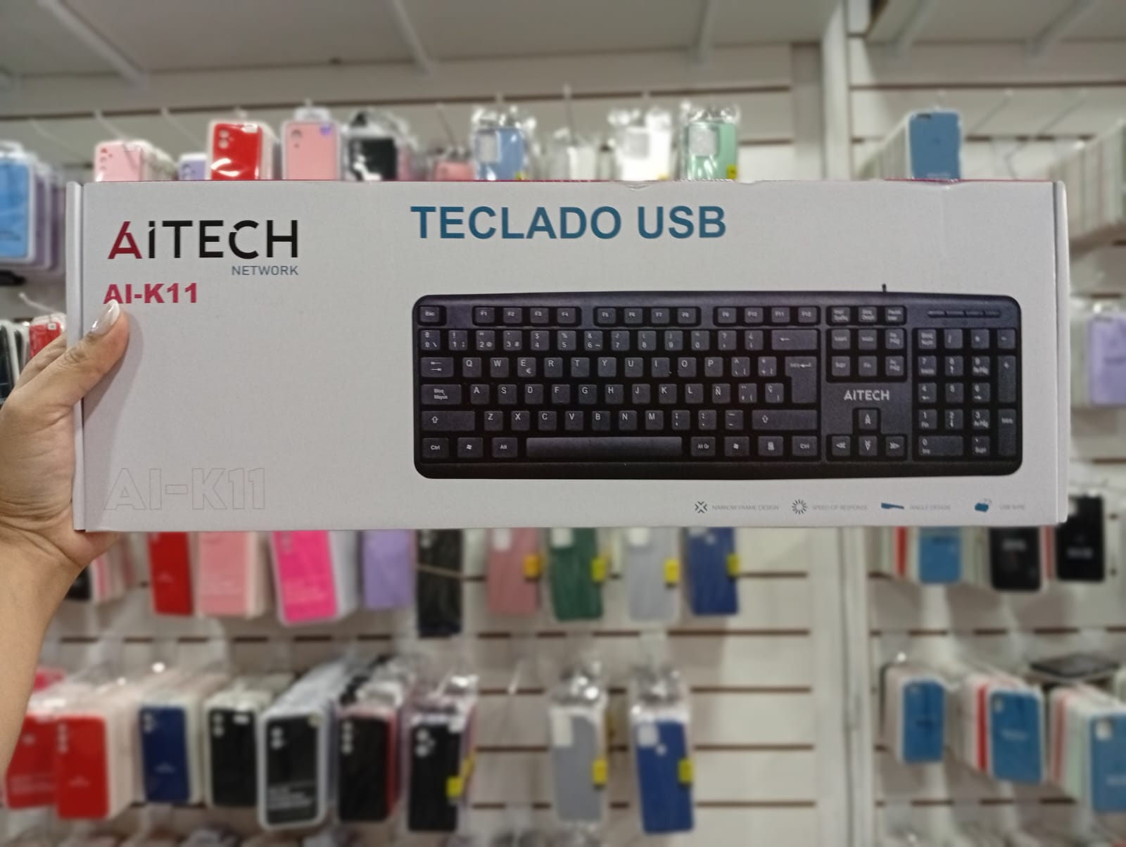 Teclado con cable AItech K11